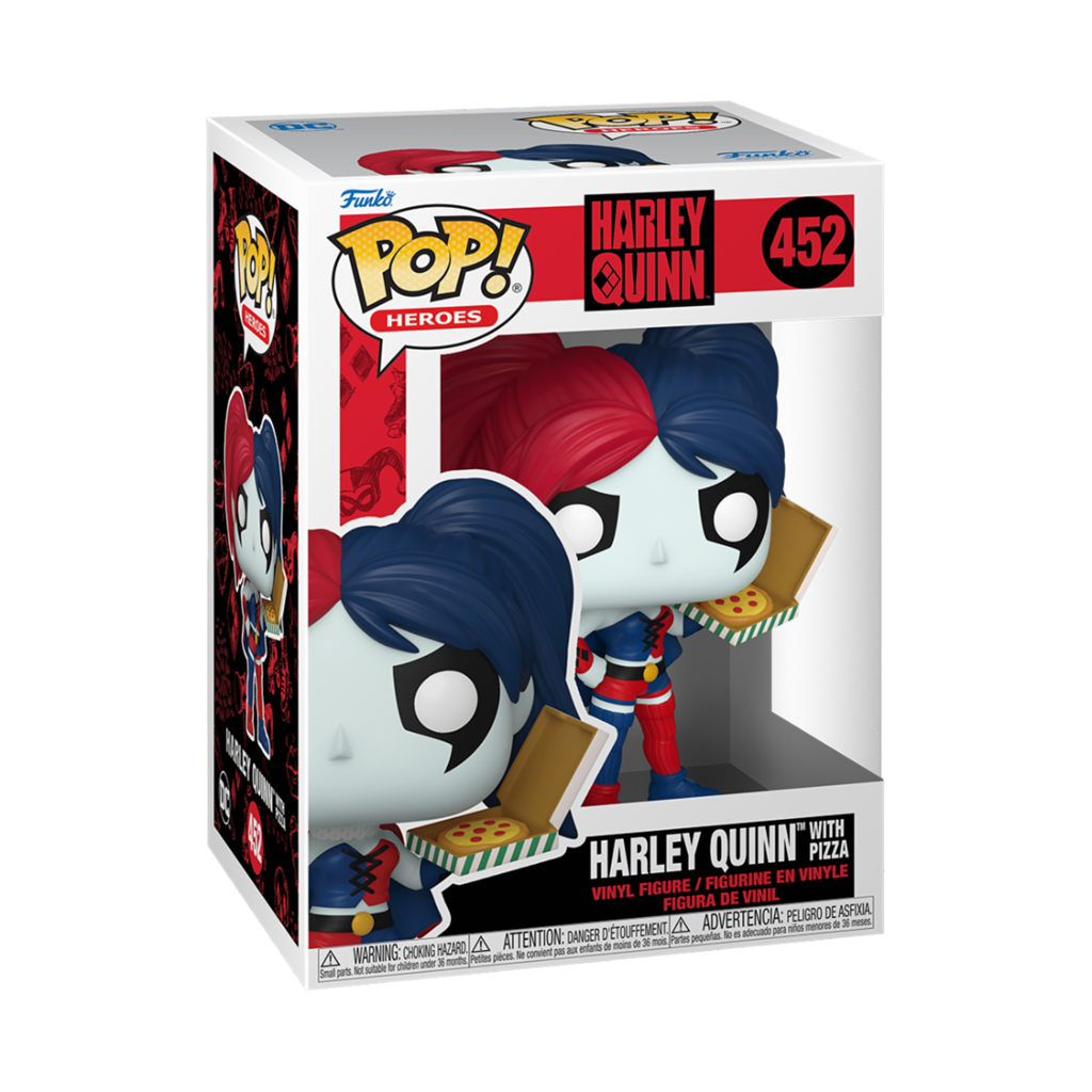 Funko POP! Heroes: DC - Harley w/Pizza Pop!