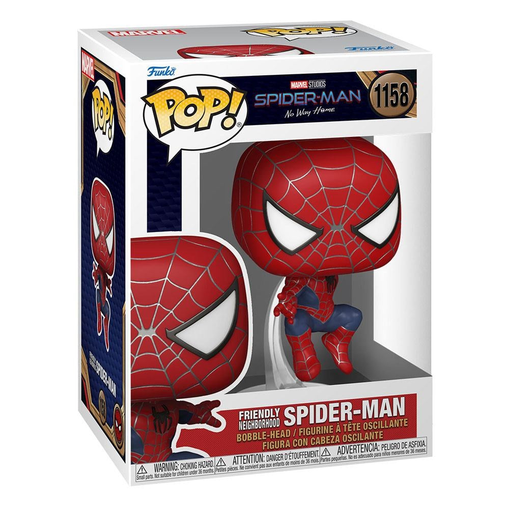 Marvel: Spider-Man No Way Home - 1158 Friendly Neighborhood Leaping Spider-Man 9Cm Pop