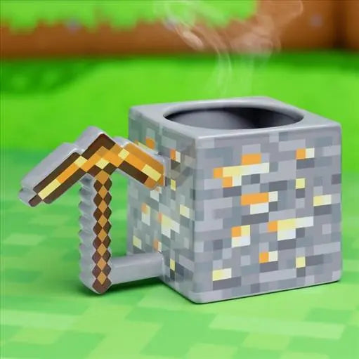 MINECRAFT - TAZZA 3D: PICKAXE GOLD Gadget