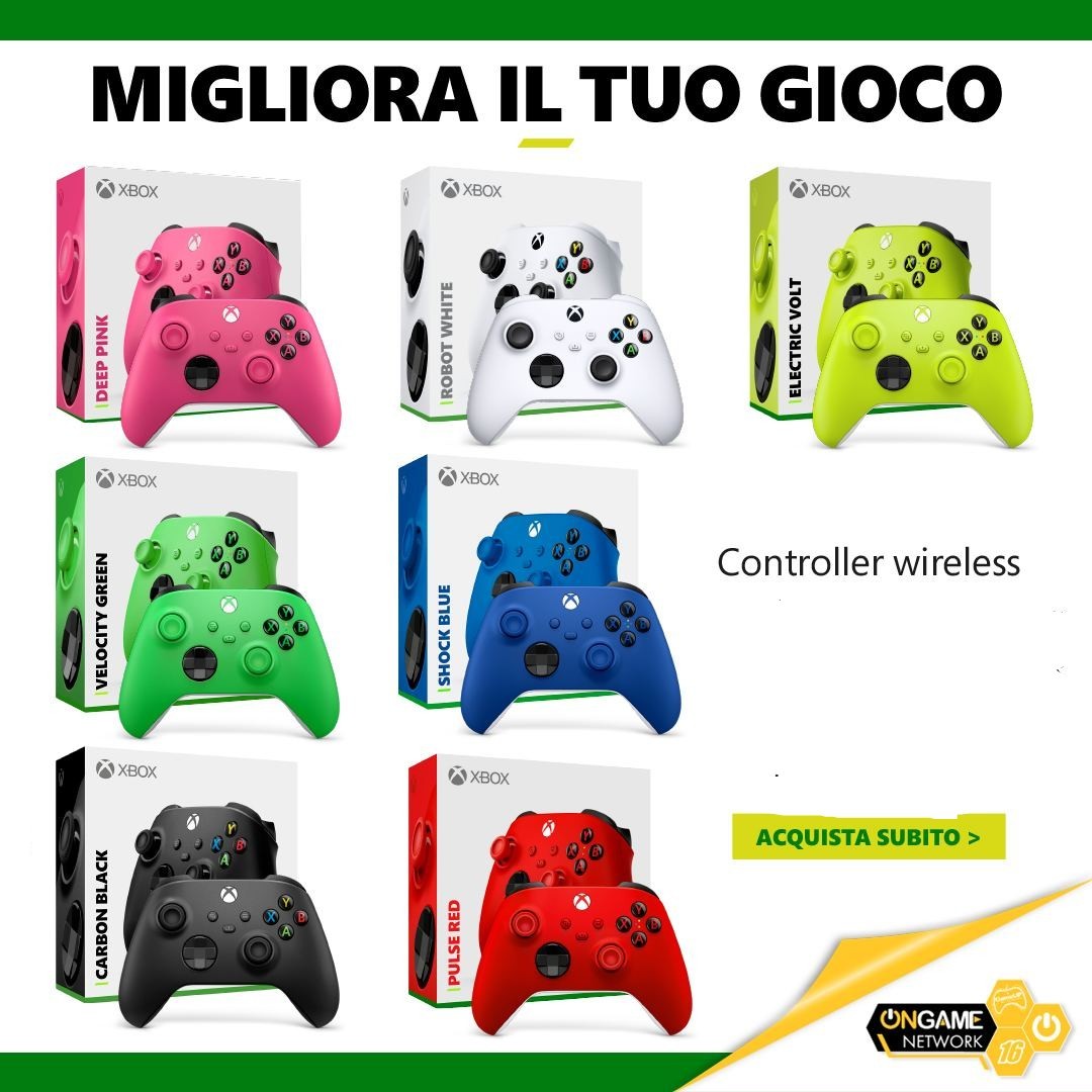 Controller Wireless Pulse Red - Rosso, Accessori XBOX One / Series X