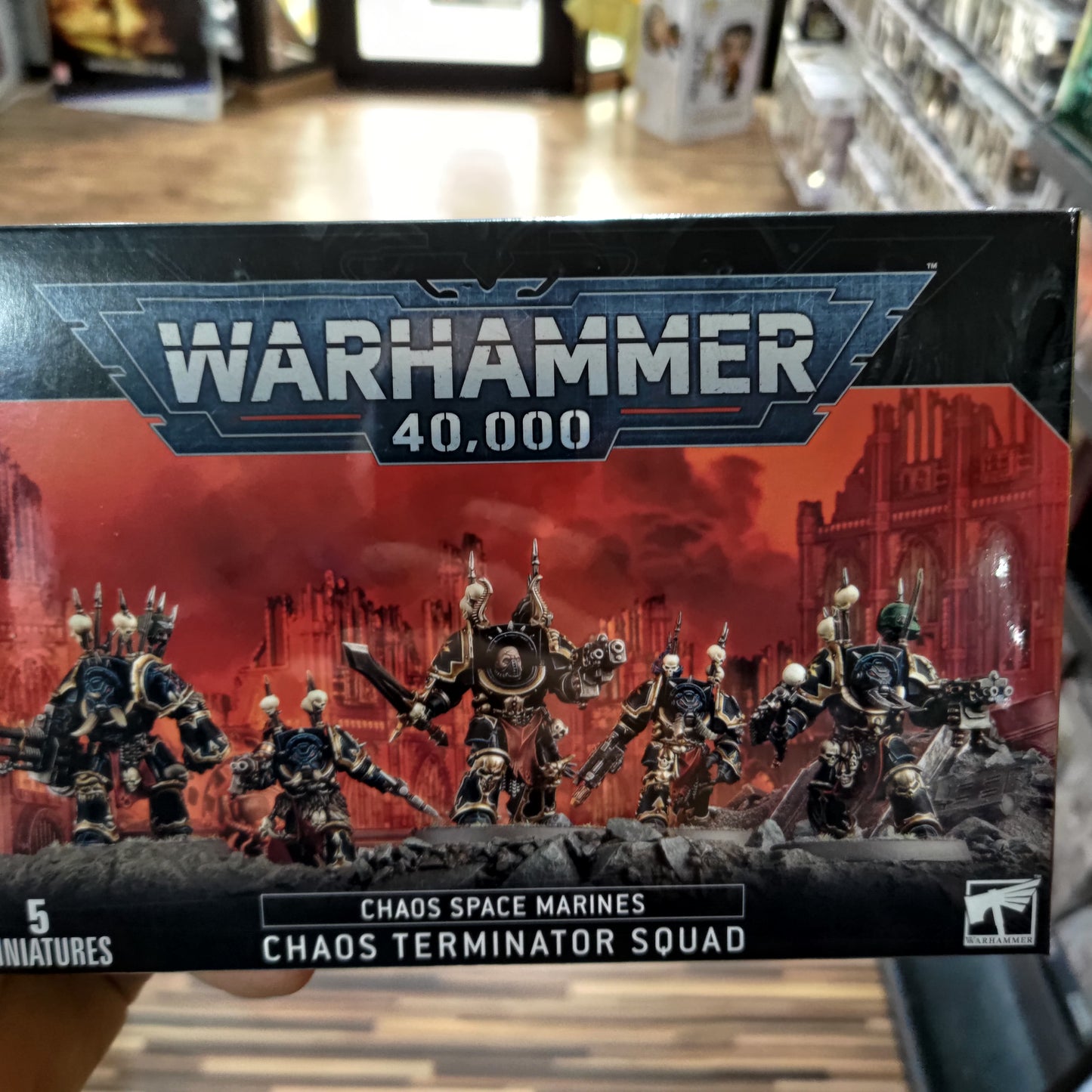 Chaos space marine chaos terminator squad Warhammer