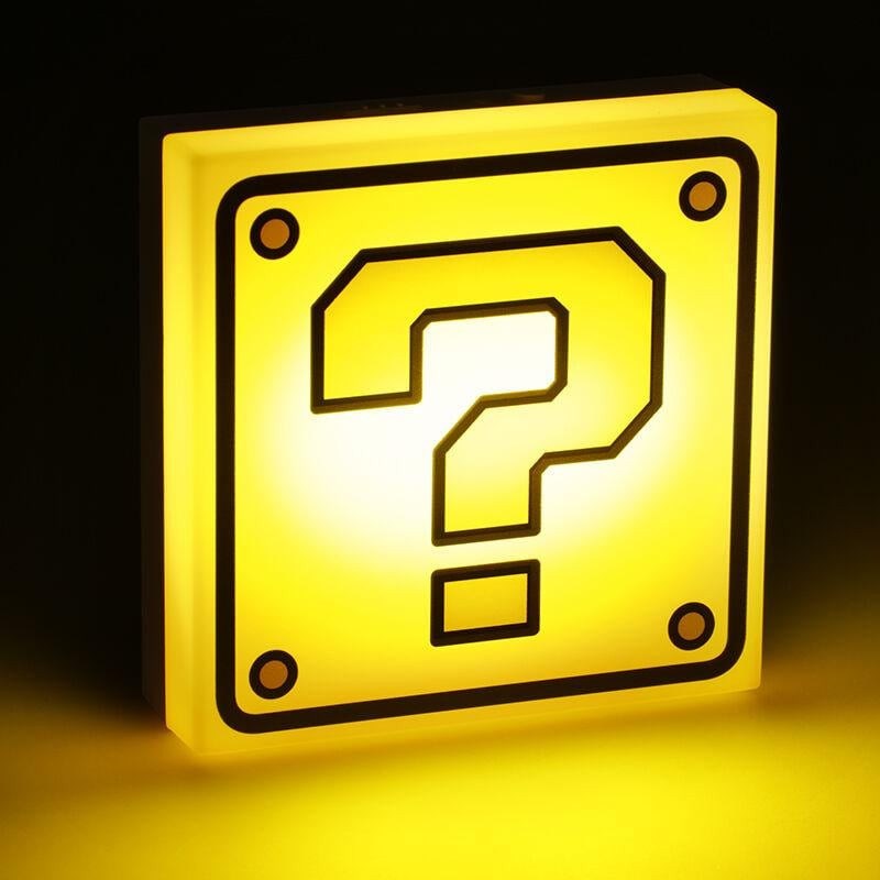 NINTENDO SUPER MARIO - LAMPADA: QUESTION BLOCK