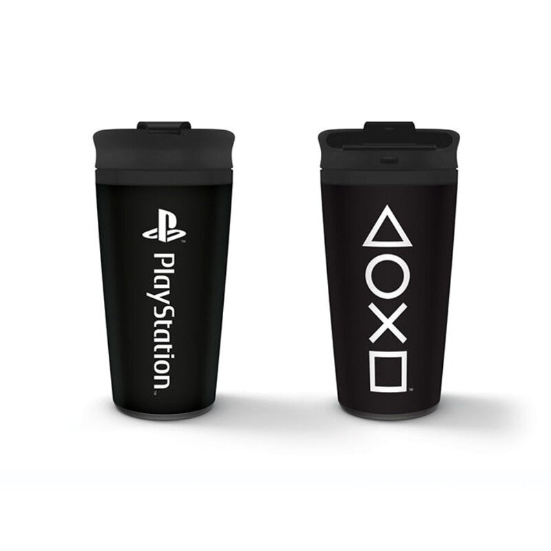 CPlaystation Tazza - Playstation (Onyx) Metal Travel Mug Gadget