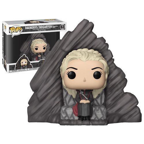 63 Game of Thrones Series; 63: Daenerys Targaryen on Dragonstone Throne Pop