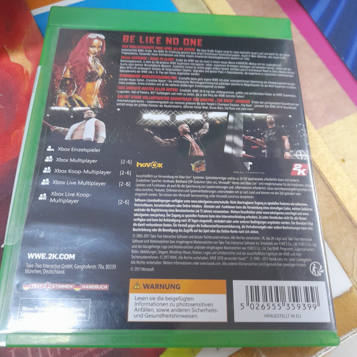 W2k18 xboxone