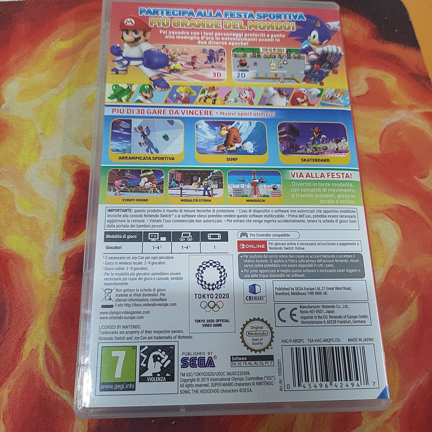 Mario e Sonic giochi olimpici Switch