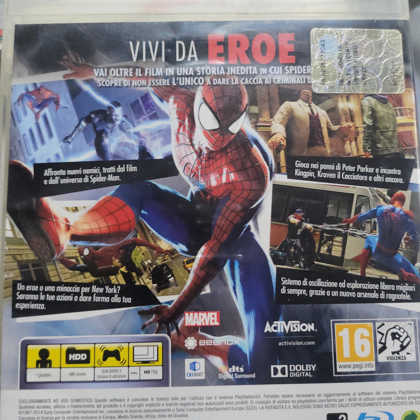 The Amazing Spideman 2 Ps3