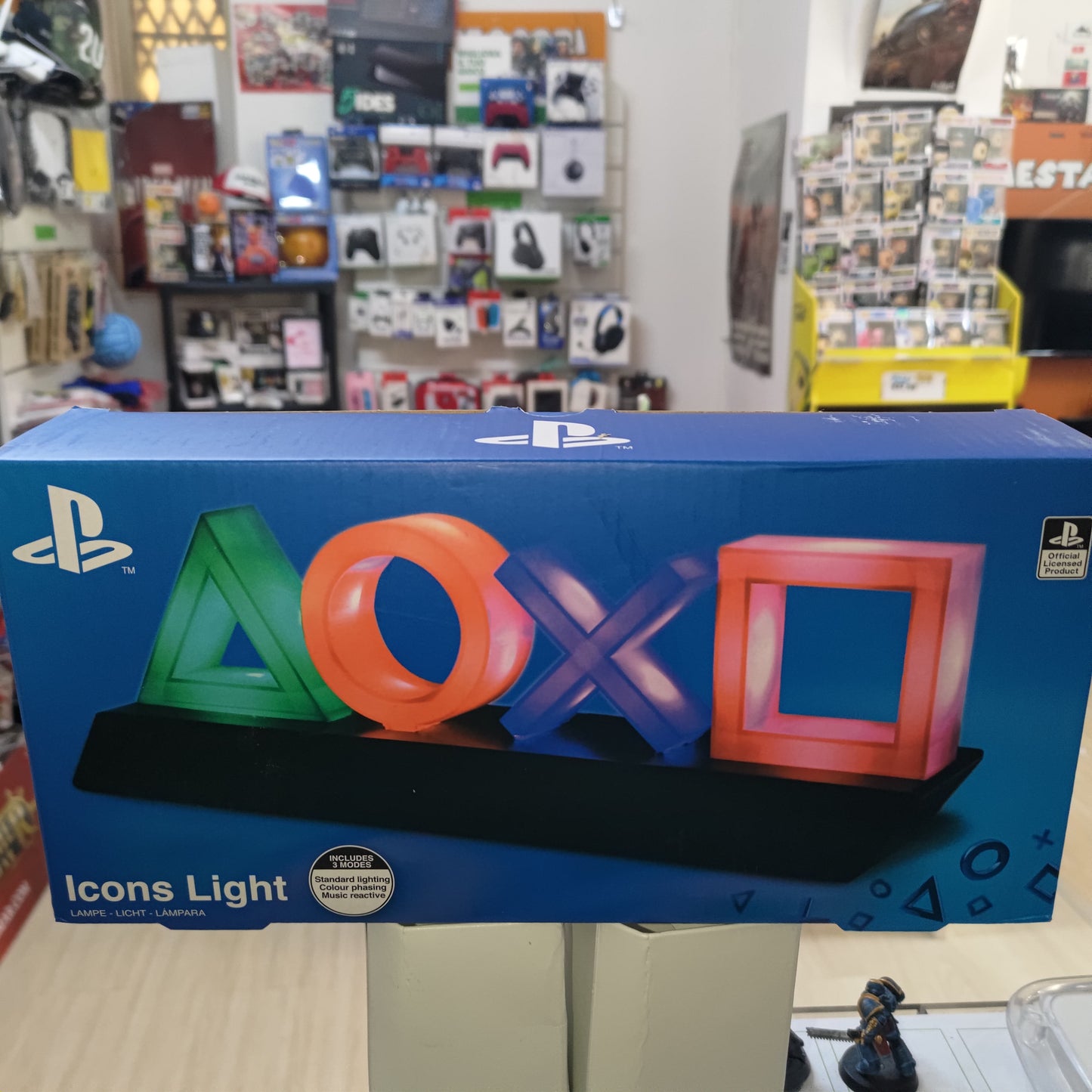 icons light playstation multicolore Lampada