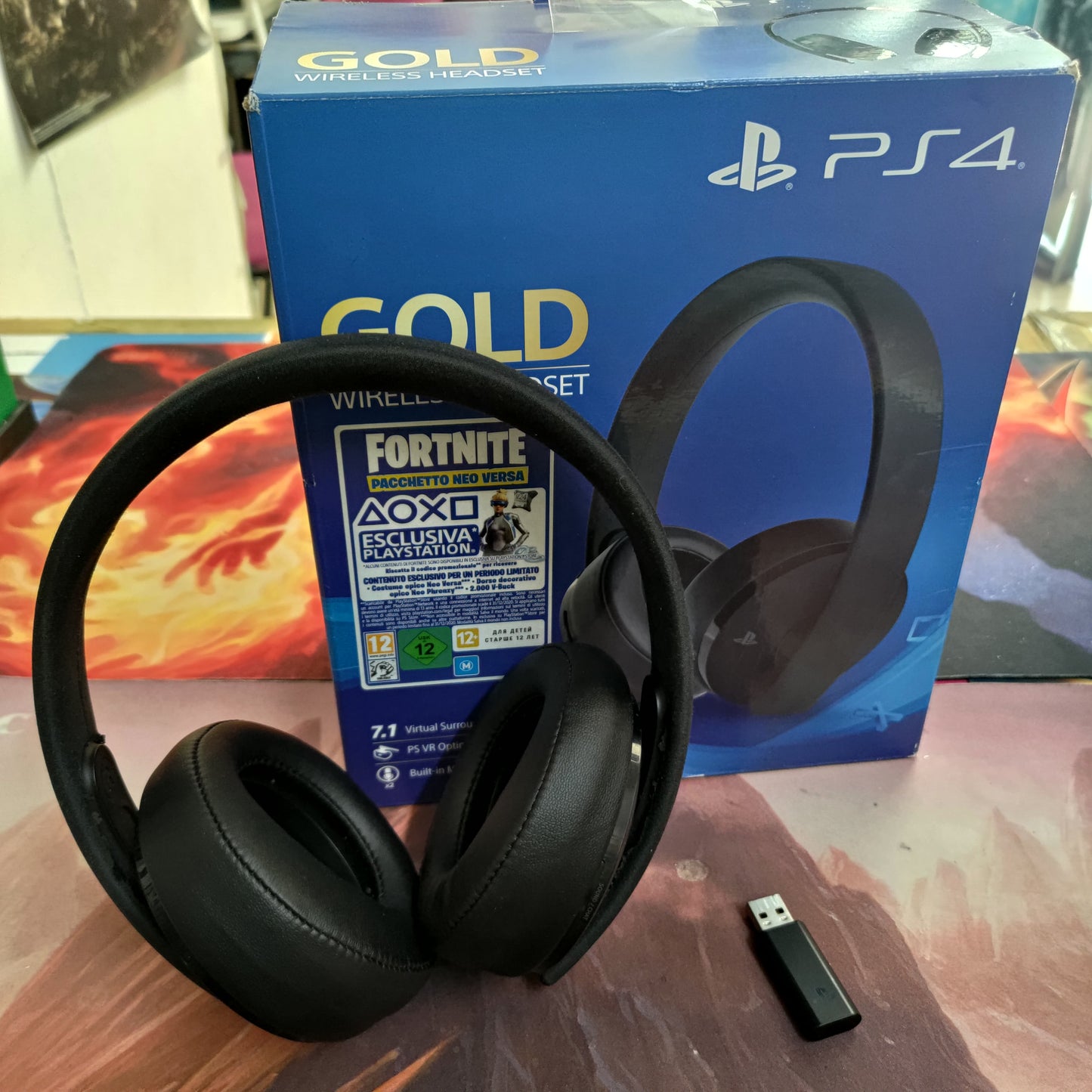 Cuffie gold originali ps4 ps5 Accessori