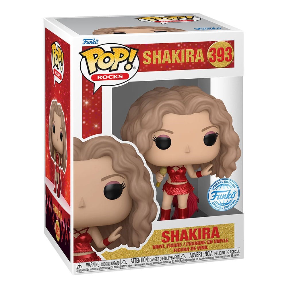 FUNKO POP ROCKS: 393 SHAKIRA (SUPER BOWL) (EXCLUSIVE) 9 CM Pop!