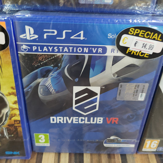 Driveclub VR Ps4