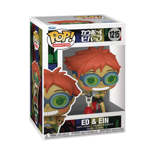 Cowboy Bebop - 1215 Edward on Scooter with Ein 9Cm Pop