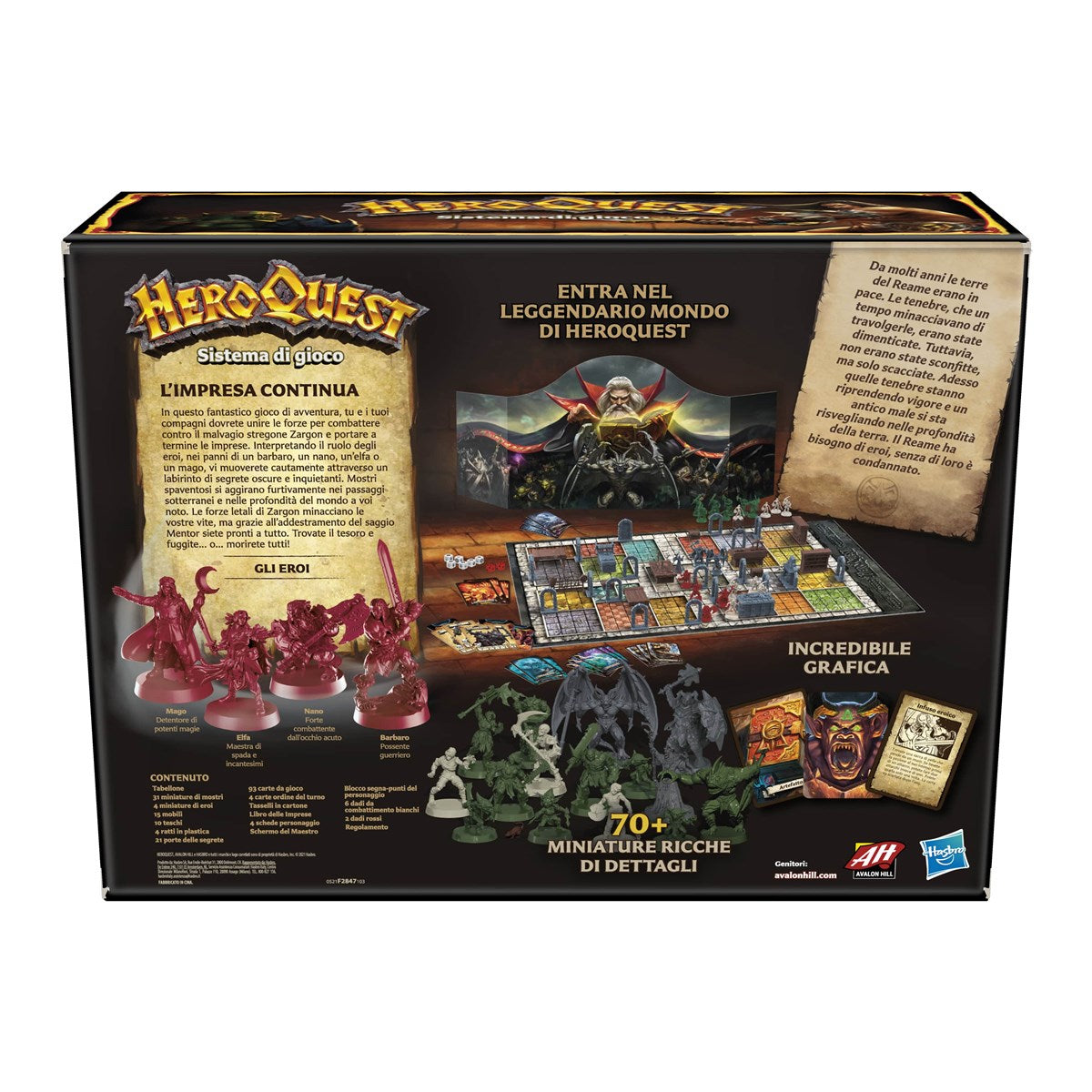 HASBRO HEROQUEST - EDIZIONE ITALIANA Giochi da Tavolo