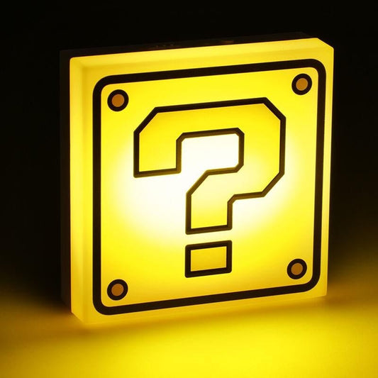 NINTENDO SUPER MARIO - LAMPADA: QUESTION BLOCK