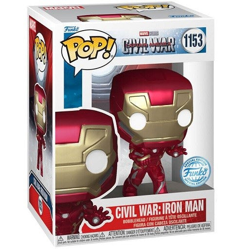 MARVEL: CIVIL WAR BUILD A SCENE - IRON MAN (EXCLUSIVE) 9CM  9Cm Pop