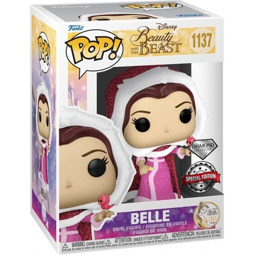 Disney: Beauty & Beast - 1137 Winter Belle (Exclusive, Diamond Glitter) 9Cm Pop