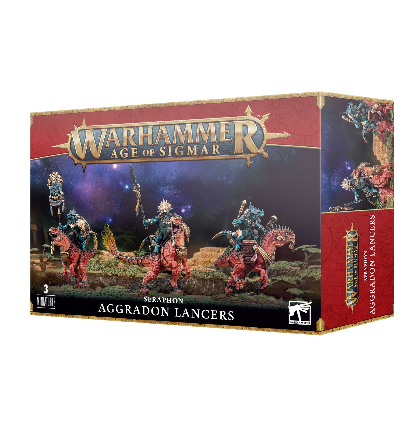 Aggradon Lancers Seraphon Warhammer