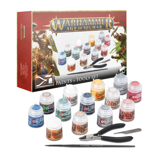 Paint+tool set Age of Sigmar Warhammer