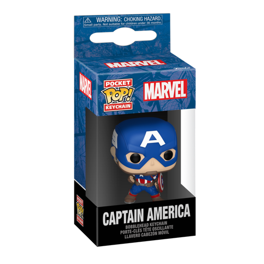 Funko POP! Keychain: Marvel New Classics - Captain America pop