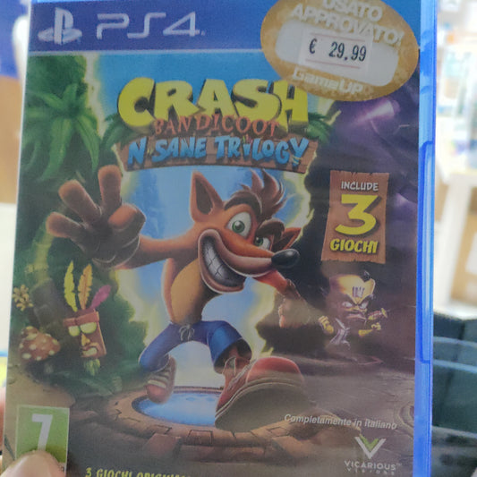 Crash Bandicoot Nsane trilogy Ps4