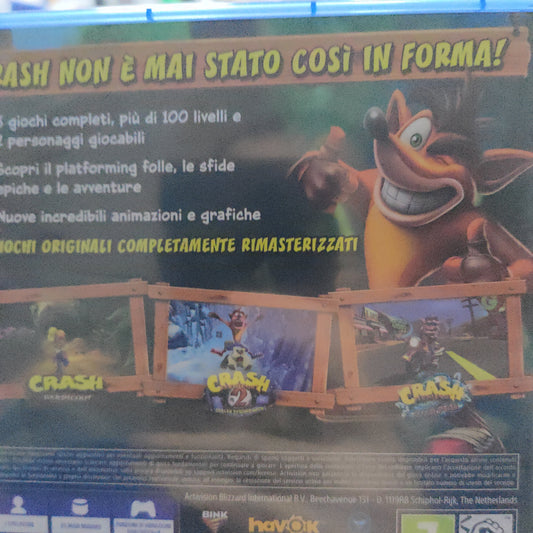 Crash Bandicoot Nsane trilogy Ps4